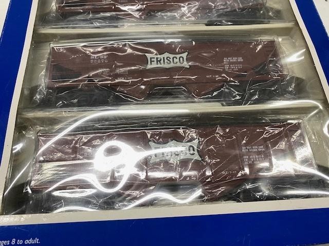 Vintage Industrial Rail FRISCO 027 Ore Hopper Cars Rolling Stock 3 Pack New