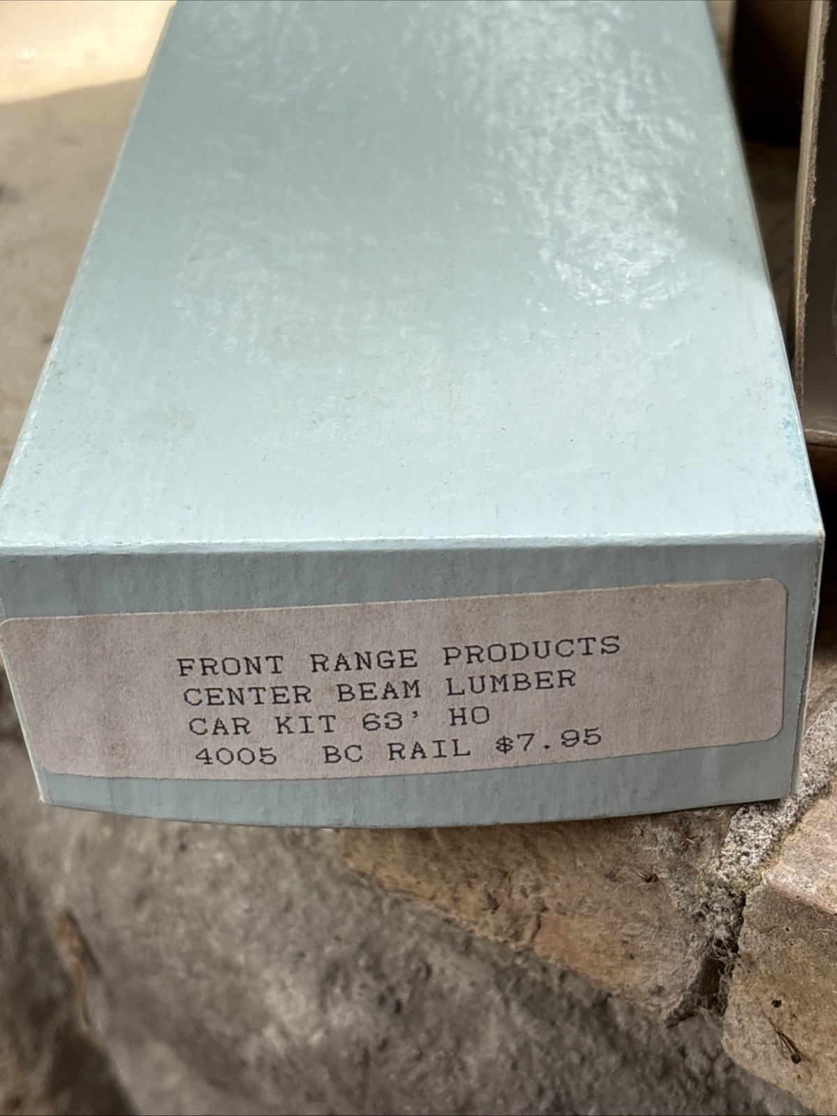 Front Range 4005 HO Scale 63’ Centerbeam Flat Car British Columbia Railway NIB