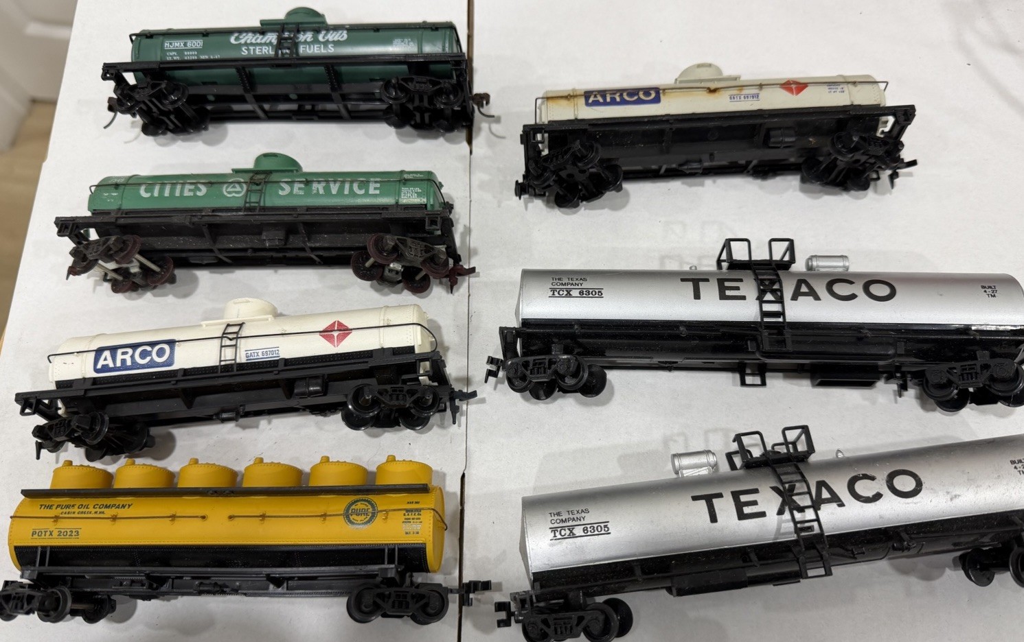 7 Tanker Car Lot Various Makes Ho Guage