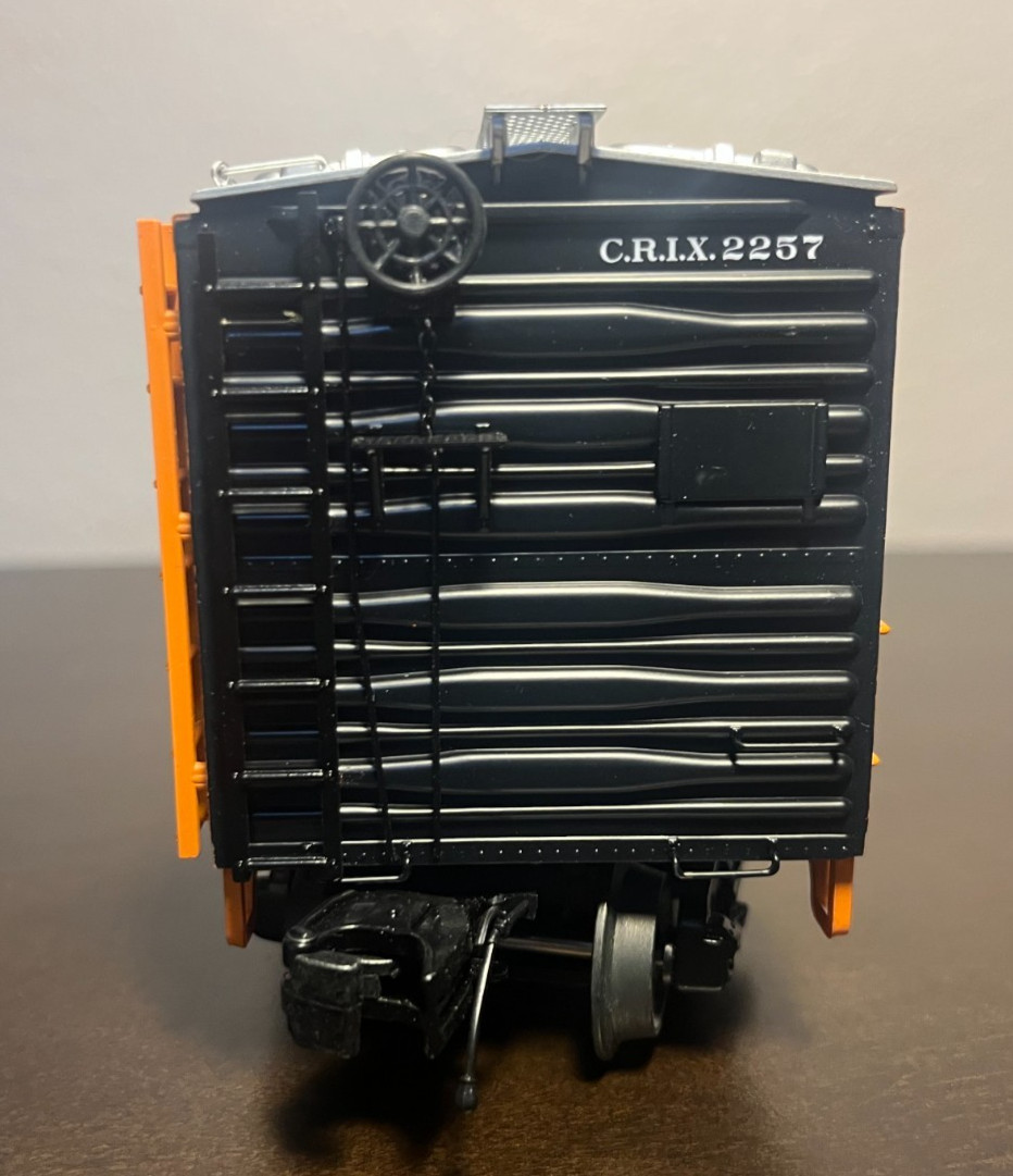 MTH O Gauge 20-94481 Rock Island Orange Reefer Dri-Protecto Car CRIX #2257 NEW