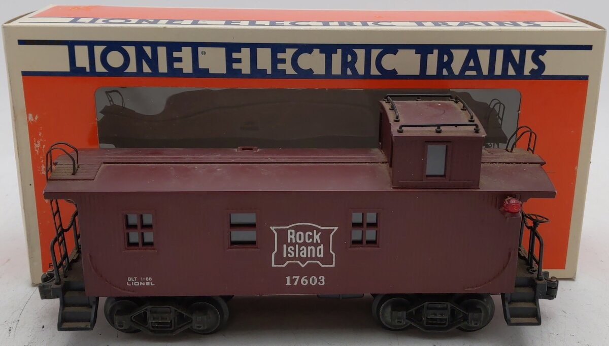 Lionel 6-17603 O Gauge Rock Island Woodside Caboose #17603 EX/Box