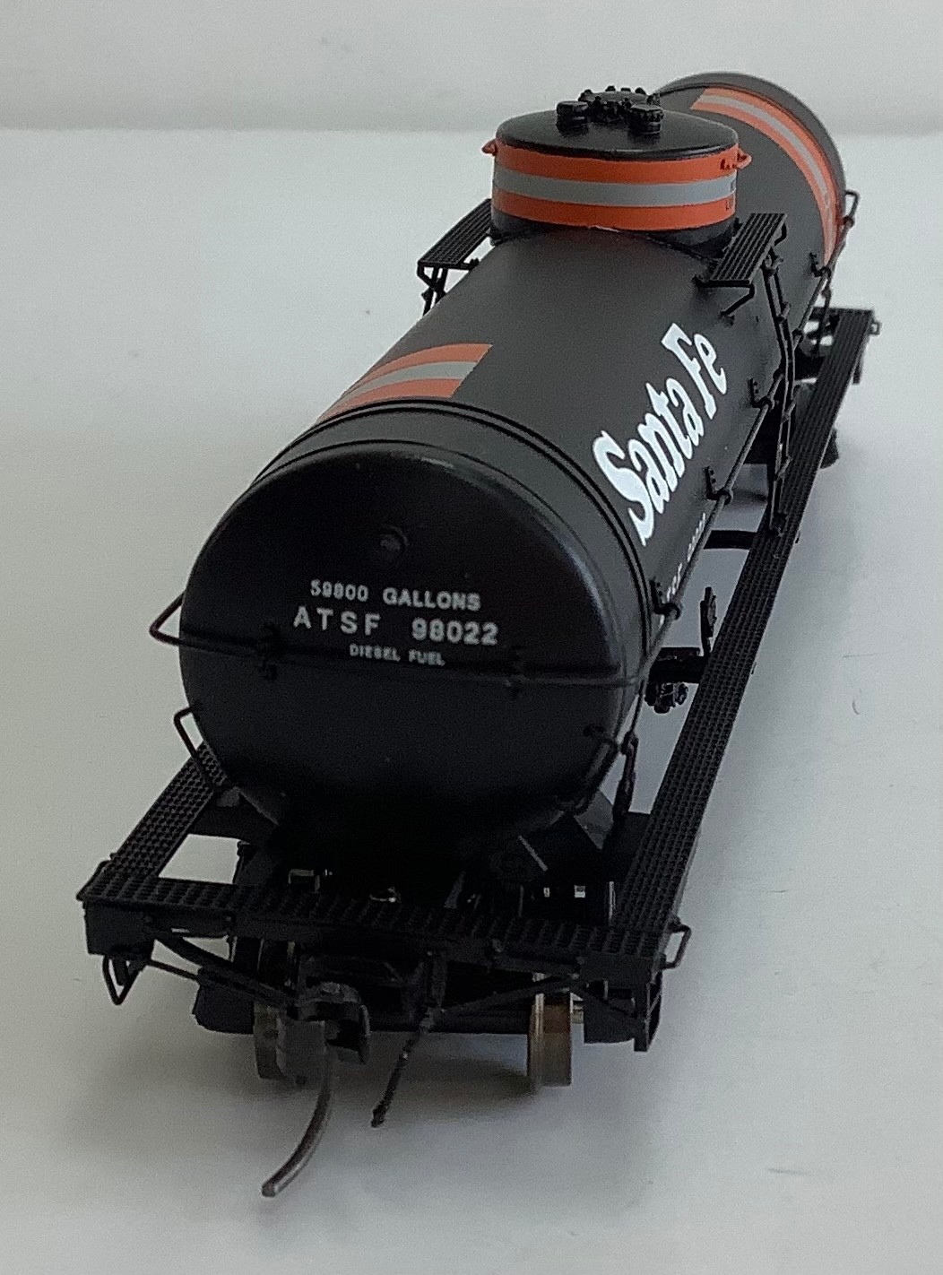 HO Division Point brass DP-5541 AT&SF Santa Fe TK-O Tankcar Factory Painted