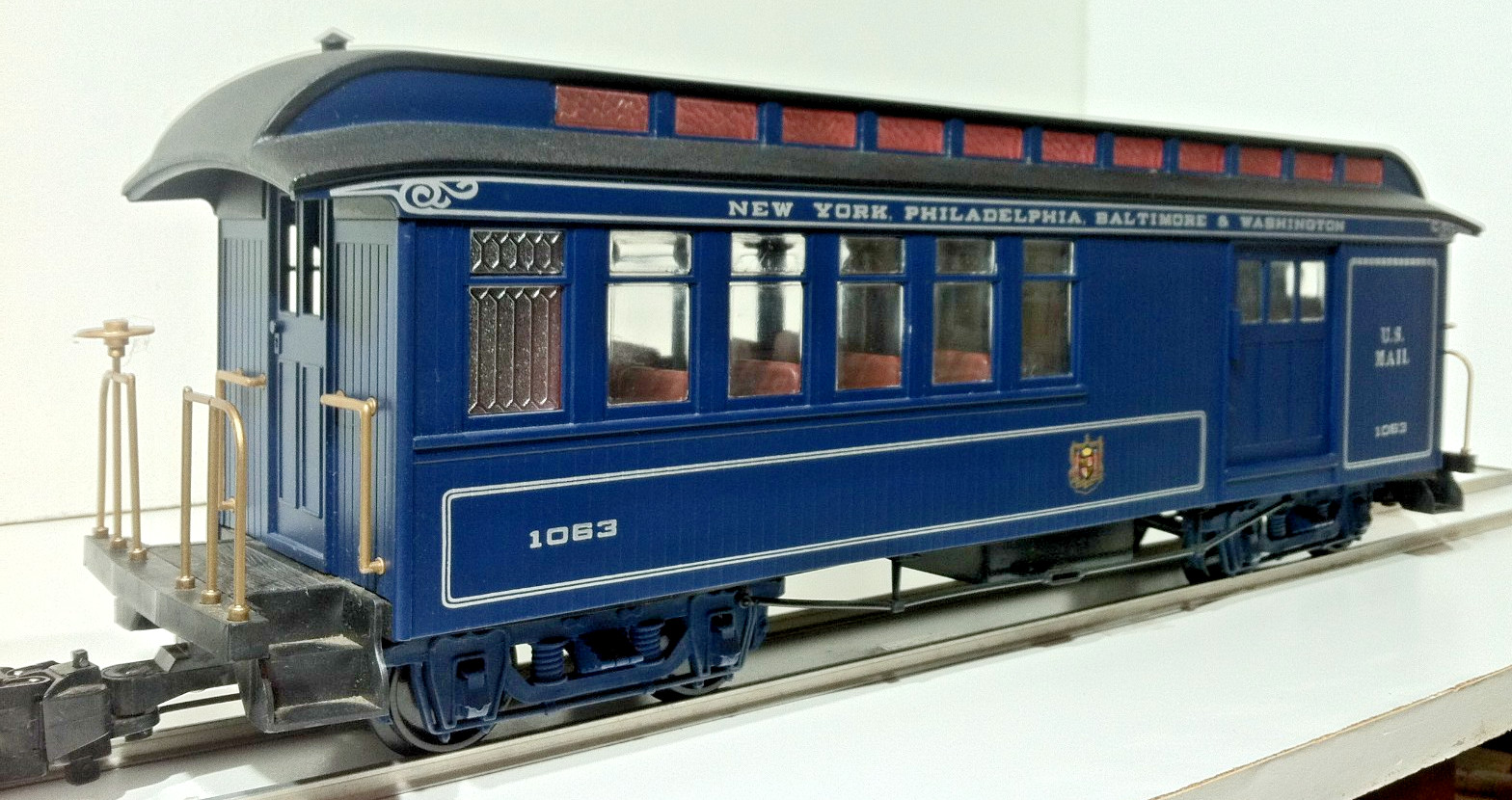 (2) Bachmann Big Haulers G Scale Passenger Cars 1988 Royal Blue Line