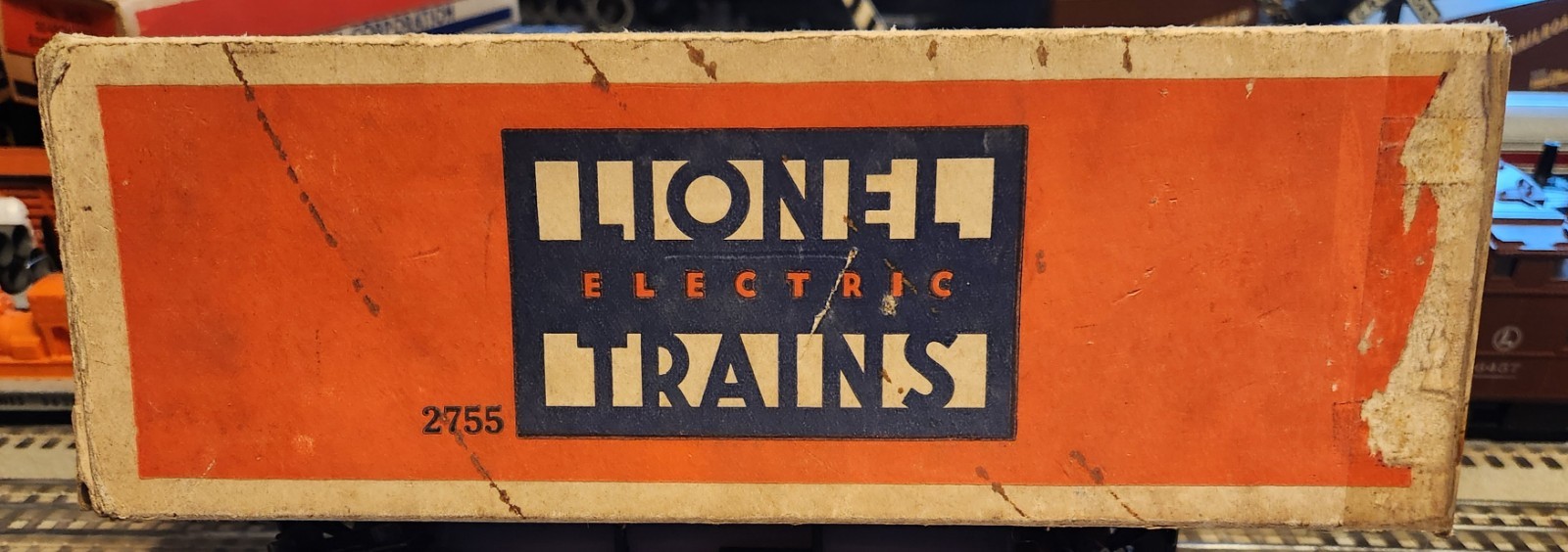 Lionel 2755 SUNOCO Oil Tank Car in good condition, in ORIG.BOX with liner